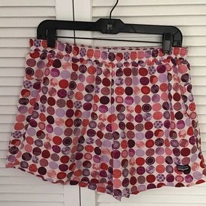 Patagonia polka dot shorts.